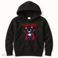 Vampurr Vampire Cat Kids Hoodie thumb 0