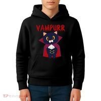 Vampurr Vampire Cat Kids Hoodie thumb 4