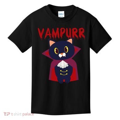 Vampurr Vampire Cat Kids T-Shirt