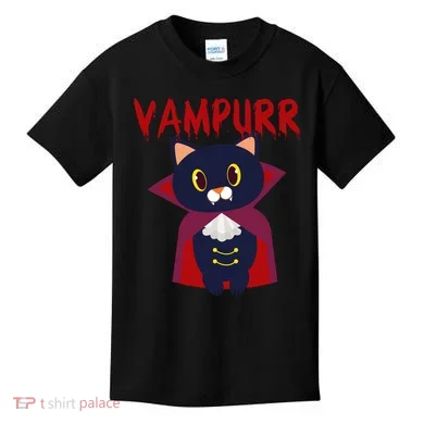 Vampurr Vampire Cat Kids T-Shirt