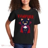 Vampurr Vampire Cat Kids T-Shirt thumb 2