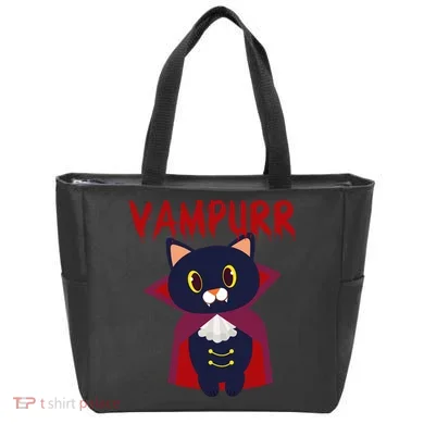 Vampurr Vampire Cat Tote Bag