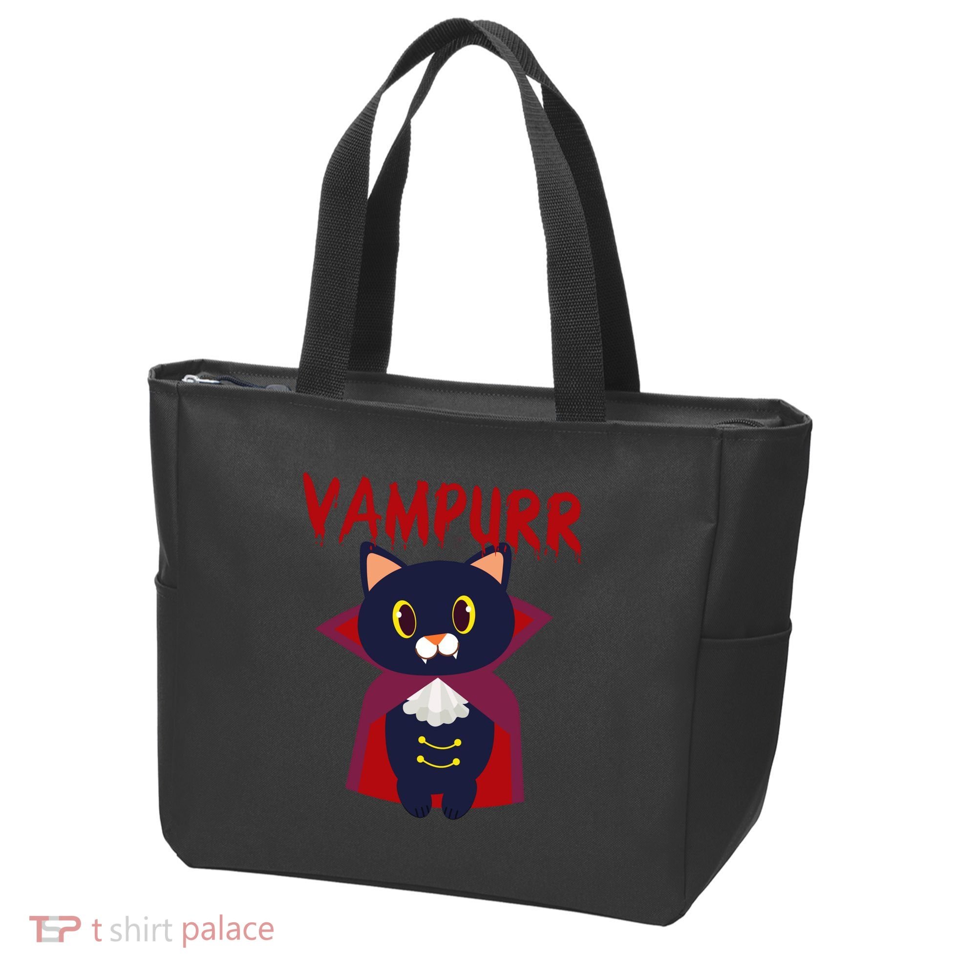 Vampurr Vampire Cat Tote Bag