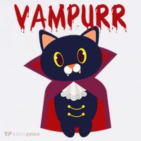Vampurr Vampire Cat Comfort Colors Garment-Dyed Hooded Sweatshirt thumb 2