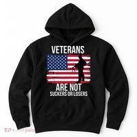 Veterans Are Not Suckers Or Losers Biden 2024 Hoodie thumb 0
