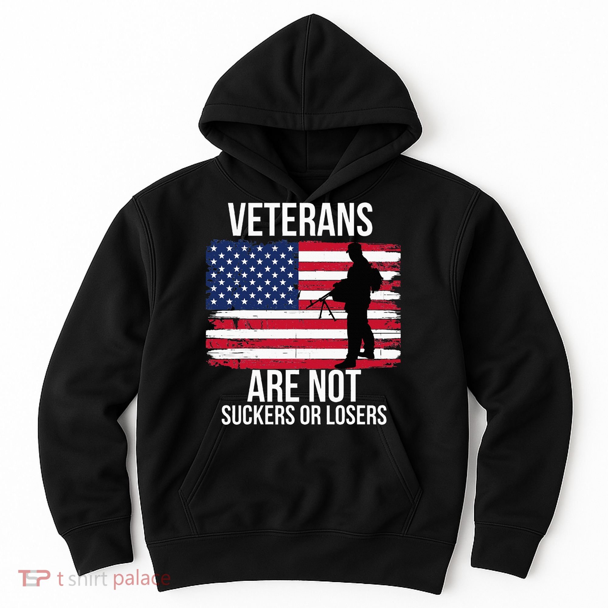 Veterans Are Not Suckers Or Losers Biden 2024 Hoodie