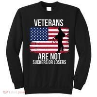 Veterans Are Not Suckers Or Losers Biden 2024 Sweatshirt thumb 0