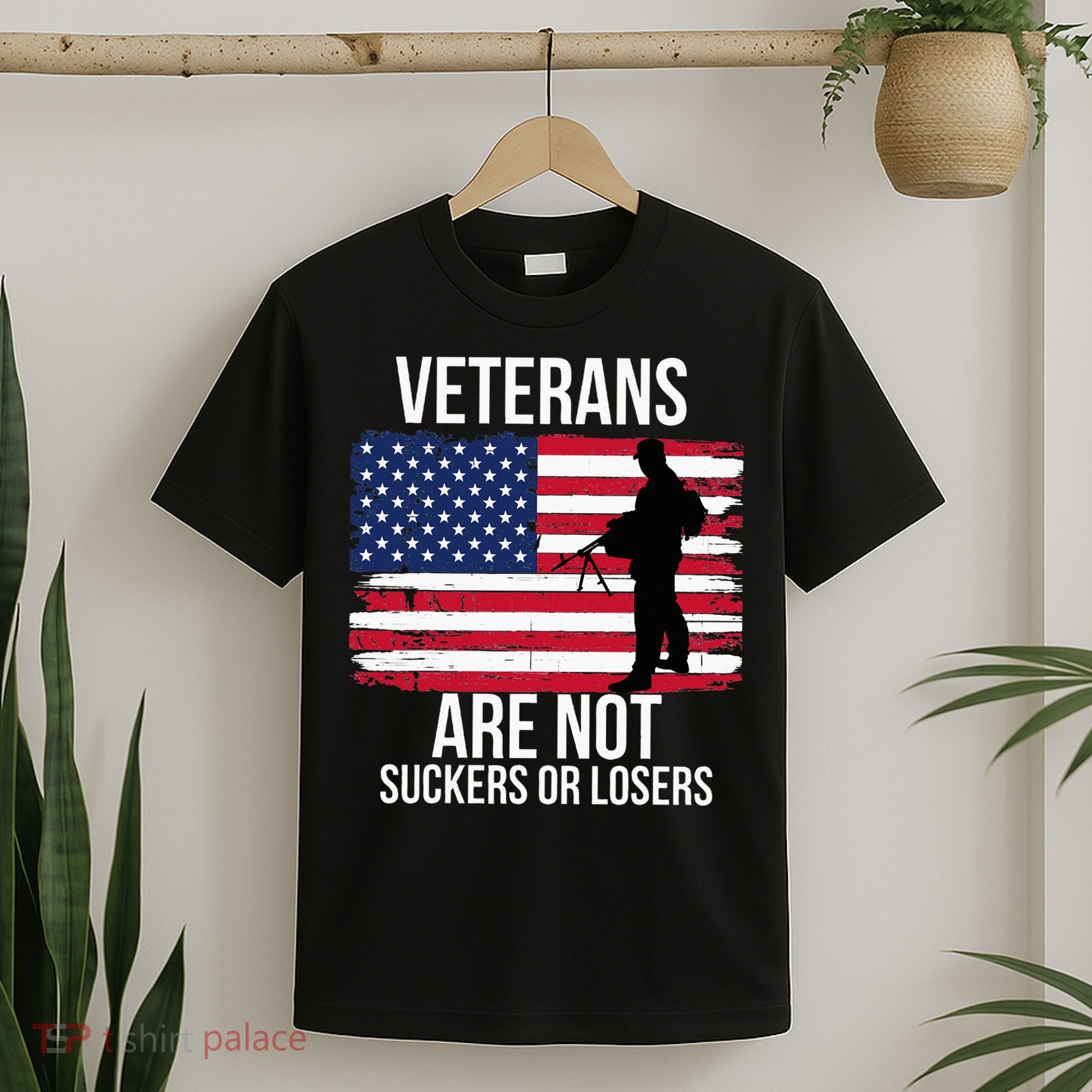 Veterans Are Not Suckers Or Losers Biden 2024 T-Shirt