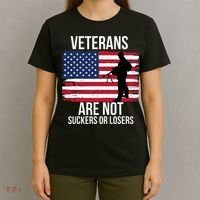 Veterans Are Not Suckers Or Losers Biden 2024 T-Shirt thumb 4
