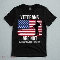 Veterans Are Not Suckers Or Losers Biden 2024 T-Shirt thumb 5