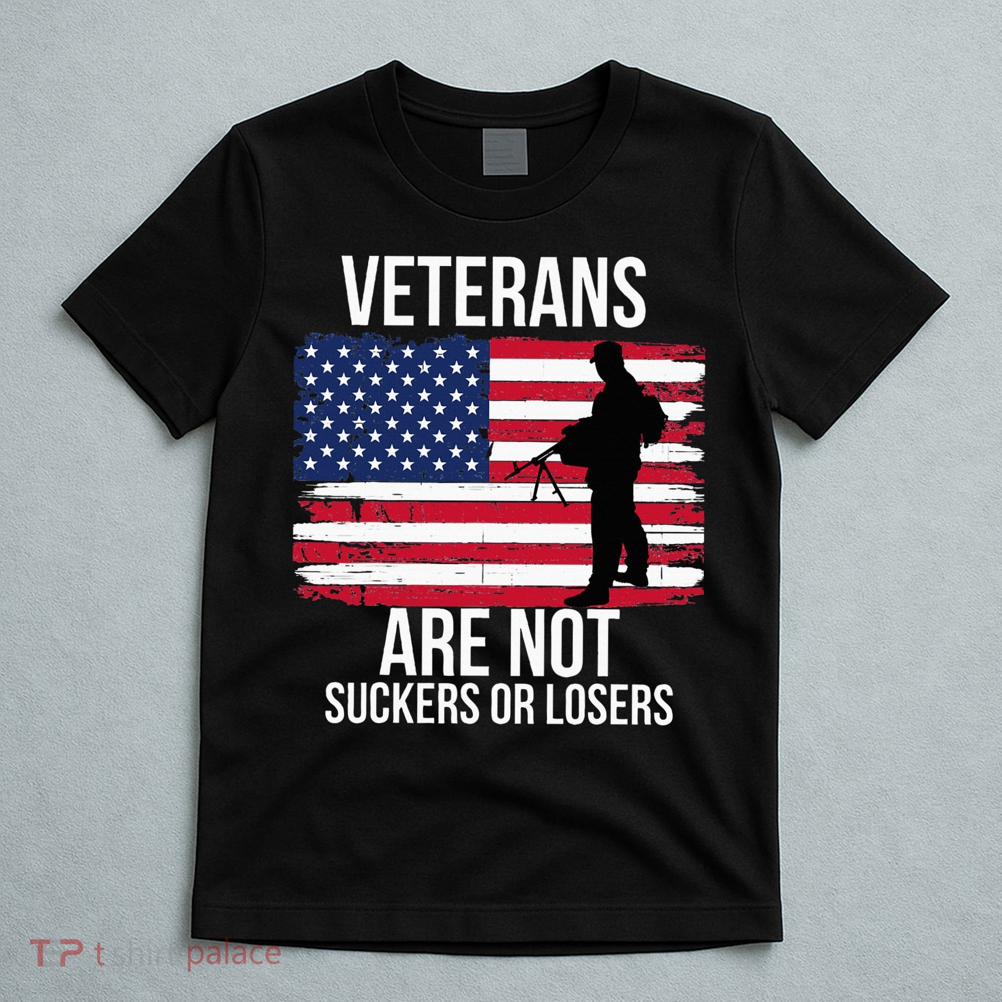 Veterans Are Not Suckers Or Losers Biden 2024 T-Shirt