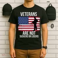 Veterans Are Not Suckers Or Losers Biden 2024 T-Shirt thumb 6