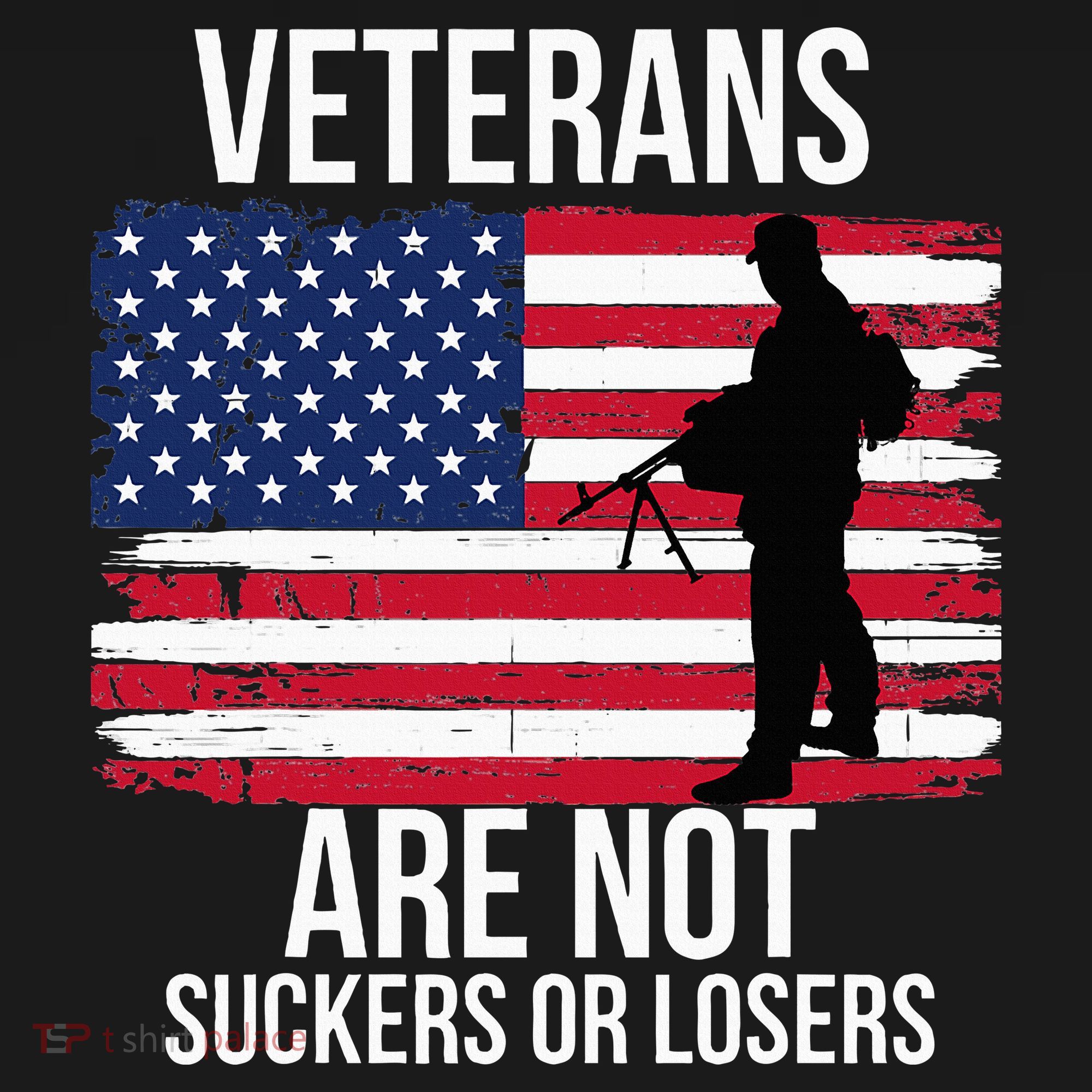Veterans Are Not Suckers Or Losers Biden 2024 T-Shirt