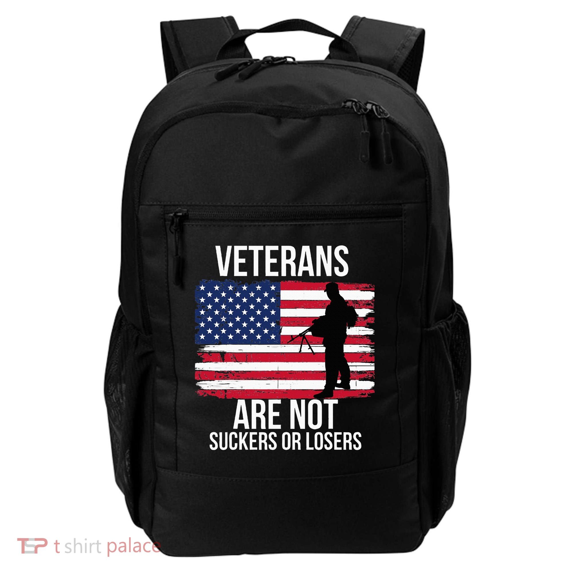 Veterans Are Not Suckers Or Losers Biden 2024 Backpack