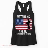 Veterans Are Not Suckers Or Losers Biden 2024 Women's Tank Top thumb 0
