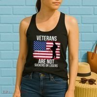 Veterans Are Not Suckers Or Losers Biden 2024 Women's Tank Top thumb 2