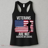 Veterans Are Not Suckers Or Losers Biden 2024 Women's Tank Top thumb 3
