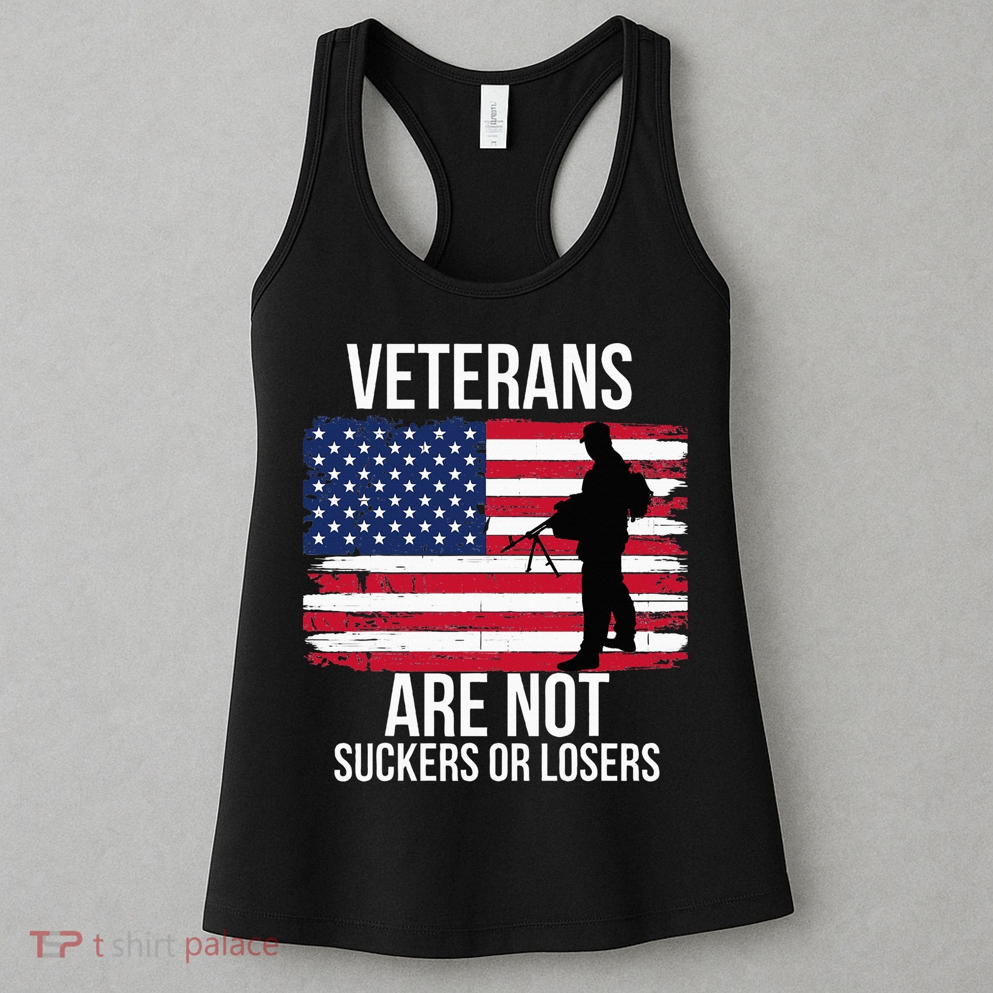Veterans Are Not Suckers Or Losers Biden 2024 Women's Tank Top