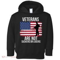 Veterans Are Not Suckers Or Losers Biden 2024 Toddler Hoodie thumb 0