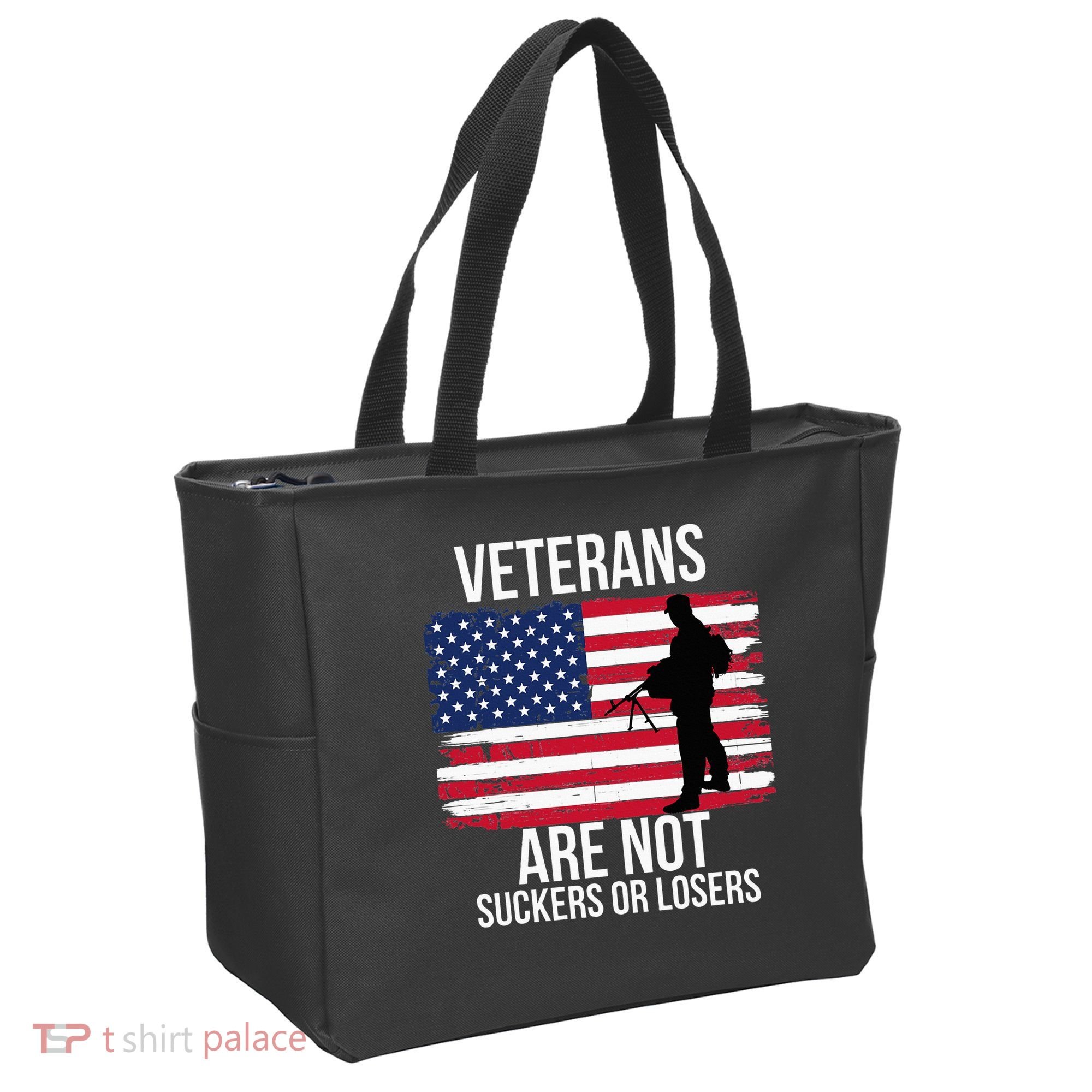 Veterans Are Not Suckers Or Losers Biden 2024 Tote Bag