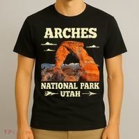 Vintage Arches National Park Retro T-Shirt thumb 3