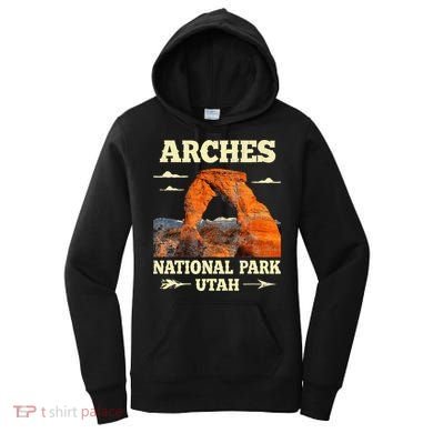 Vintage Arches National Park Retro Women's Hoodie
