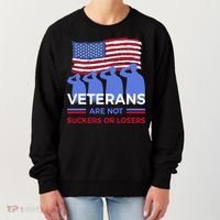 Veterans Are Not Suckers Or Losers Women's Sweatshirt thumb 0