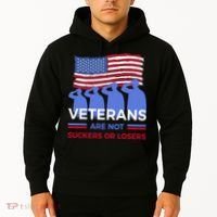 Veterans Are Not Suckers Or Losers Hoodie thumb 2
