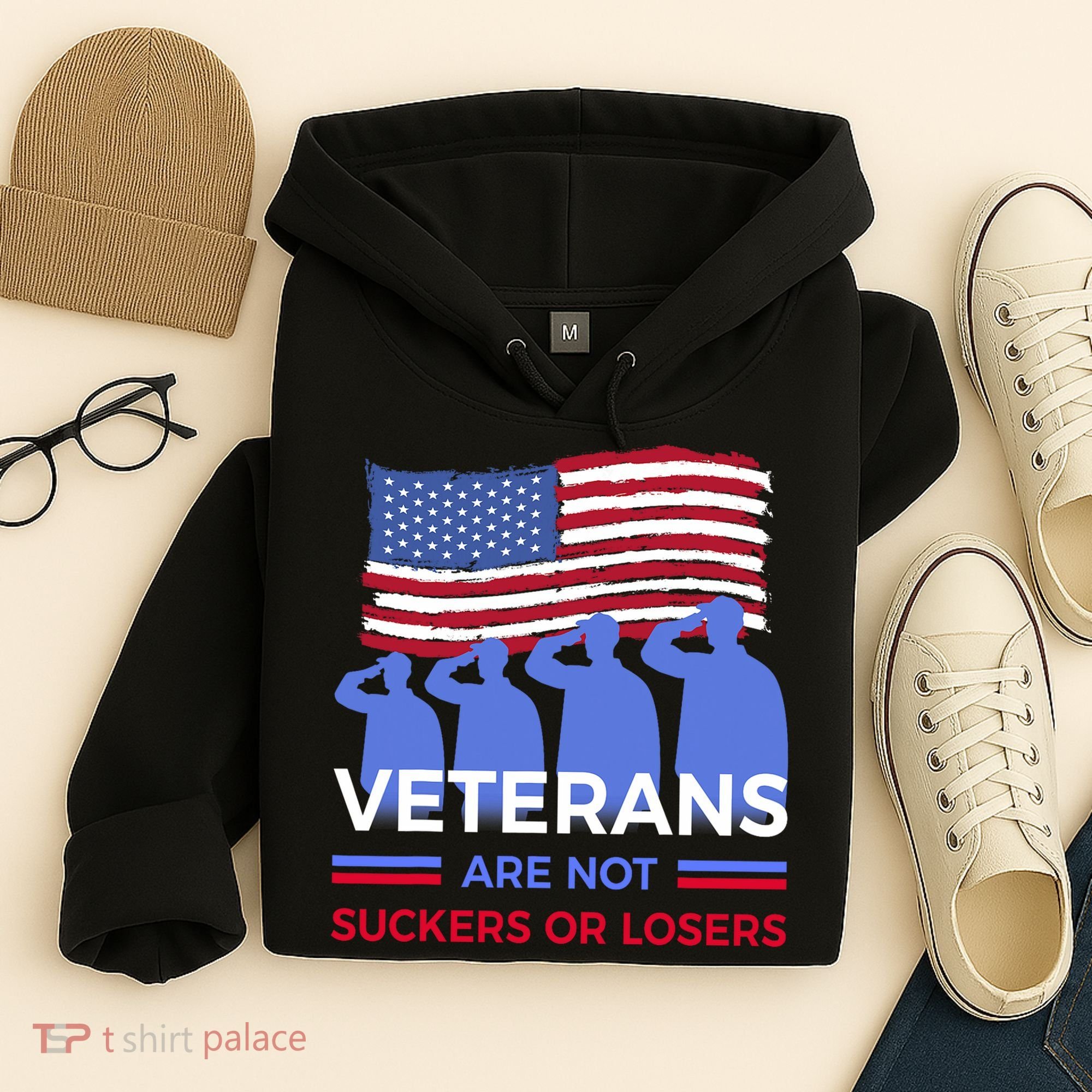 Veterans Are Not Suckers Or Losers Hoodie