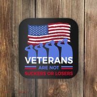 Veterans Are Not Suckers Or Losers Coaster thumb 0