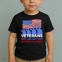 Veterans Are Not Suckers Or Losers Toddler T-Shirt thumb 2