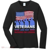 Veterans Are Not Suckers Or Losers Women's Long Sleeve Shirt thumb 0