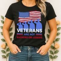 Veterans Are Not Suckers Or Losers Women's T-Shirt thumb 2