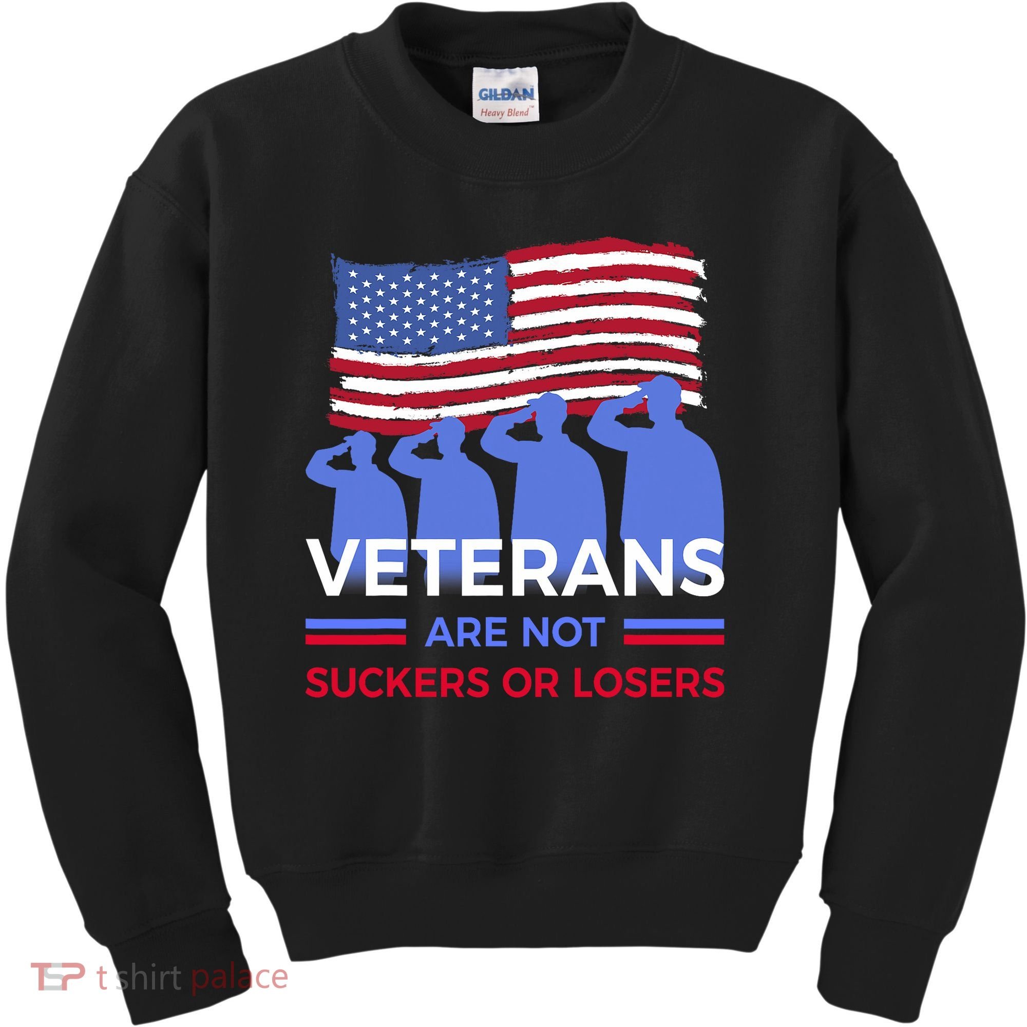 Veterans Are Not Suckers Or Losers Kids Sweatshirt