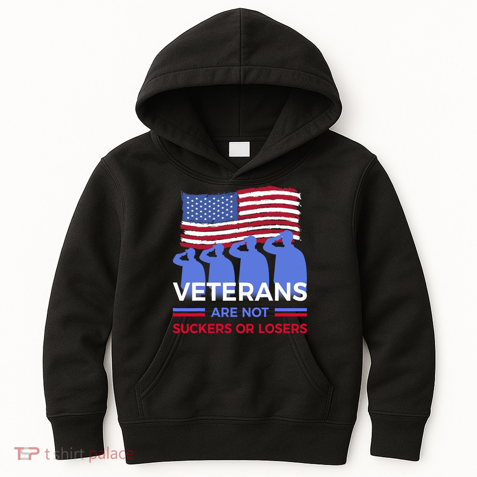 Veterans Are Not Suckers Or Losers Kids Hoodie