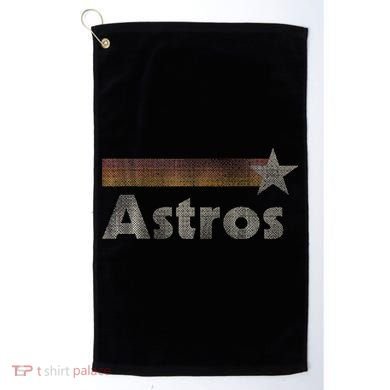 Vintage A.stros Name Retro Throwback 70s 80s Gift Golf Towel