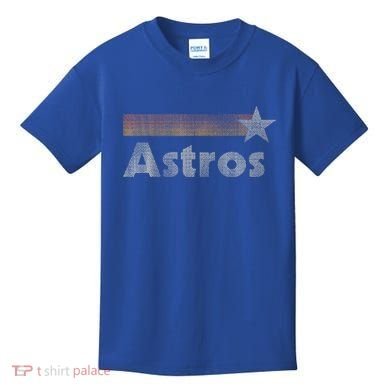 Vintage A.stros Name Retro Throwback 70s 80s Gift Kids T-Shirt