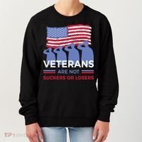 Veterans Are Not Suckers Or Losers Women's Sweatshirt thumb 0