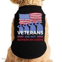 Veterans Are Not Suckers Or Losers Doggie Tank thumb 0