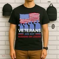 Veterans Are Not Suckers Or Losers T-Shirt thumb 6