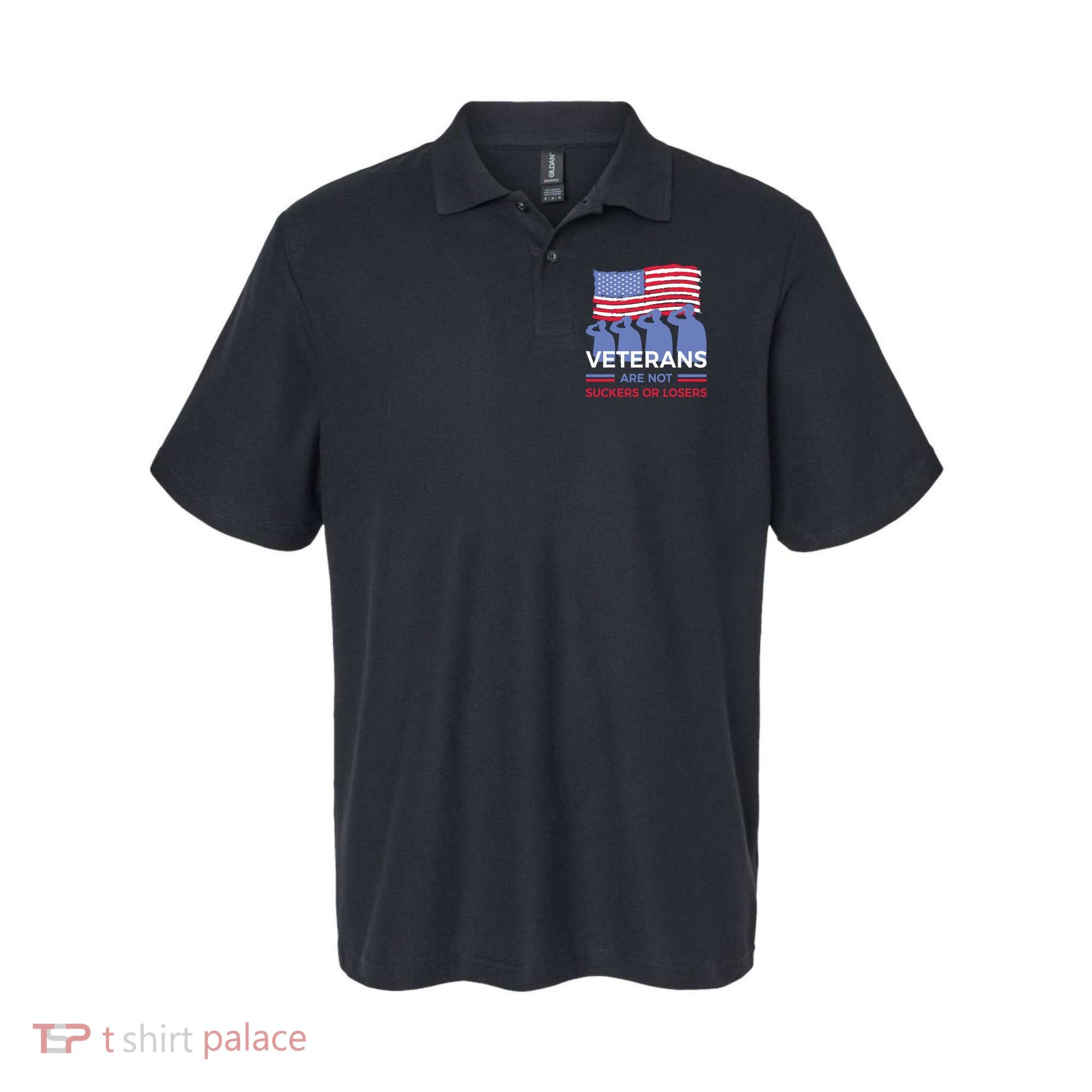 Veterans Are Not Suckers Or Losers Polo