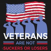 Veterans Are Not Suckers Or Losers Women's Hoodie thumb 2