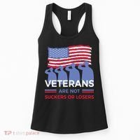 Veterans Are Not Suckers Or Losers Women's Tank Top thumb 0
