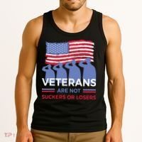 Veterans Are Not Suckers Or Losers Tank Top thumb 3
