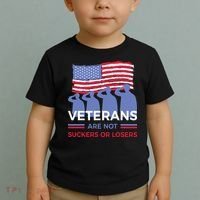 Veterans Are Not Suckers Or Losers Toddler T-Shirt thumb 2