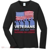 Veterans Are Not Suckers Or Losers Women's Long Sleeve Shirt thumb 0