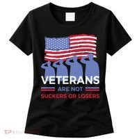 Veterans Are Not Suckers Or Losers Women's T-Shirt thumb 0