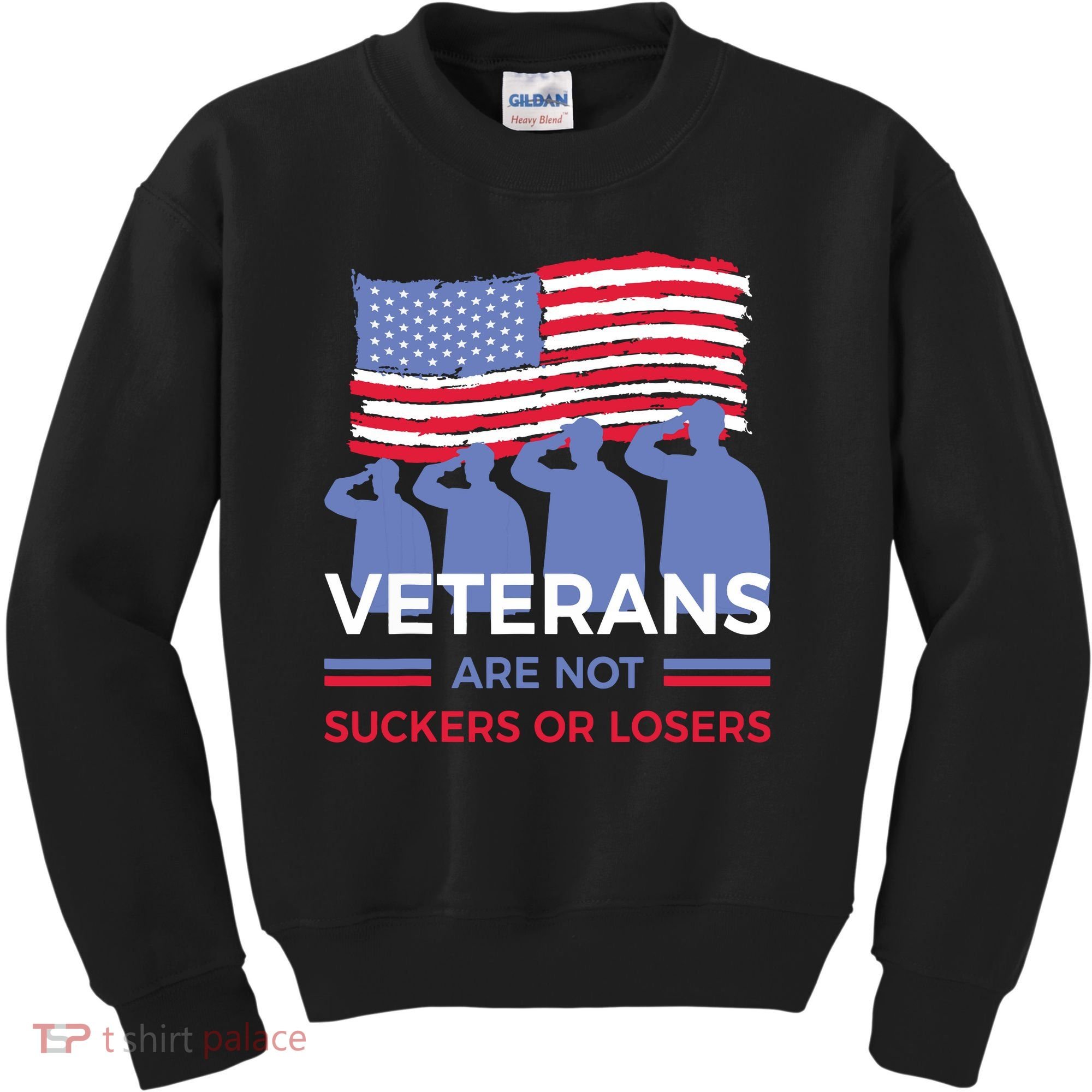 Veterans Are Not Suckers Or Losers Kids Sweatshirt