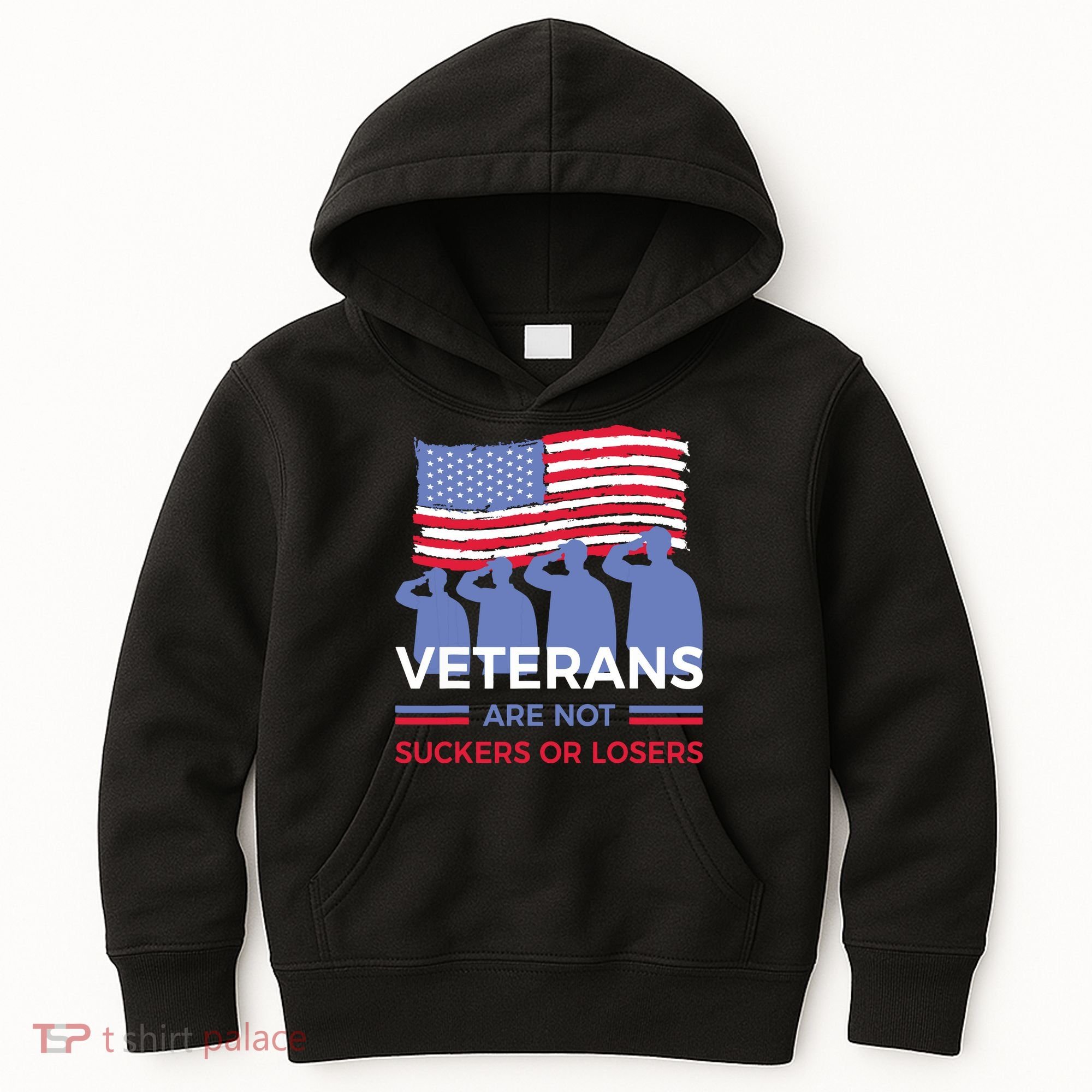 Veterans Are Not Suckers Or Losers Kids Hoodie