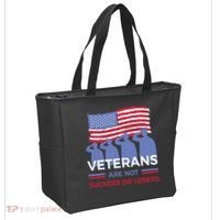 Veterans Are Not Suckers Or Losers Tote Bag thumb 2